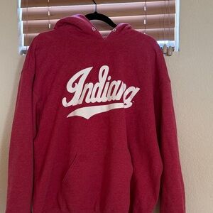 Jerzees Red Indiana Men's Sweater